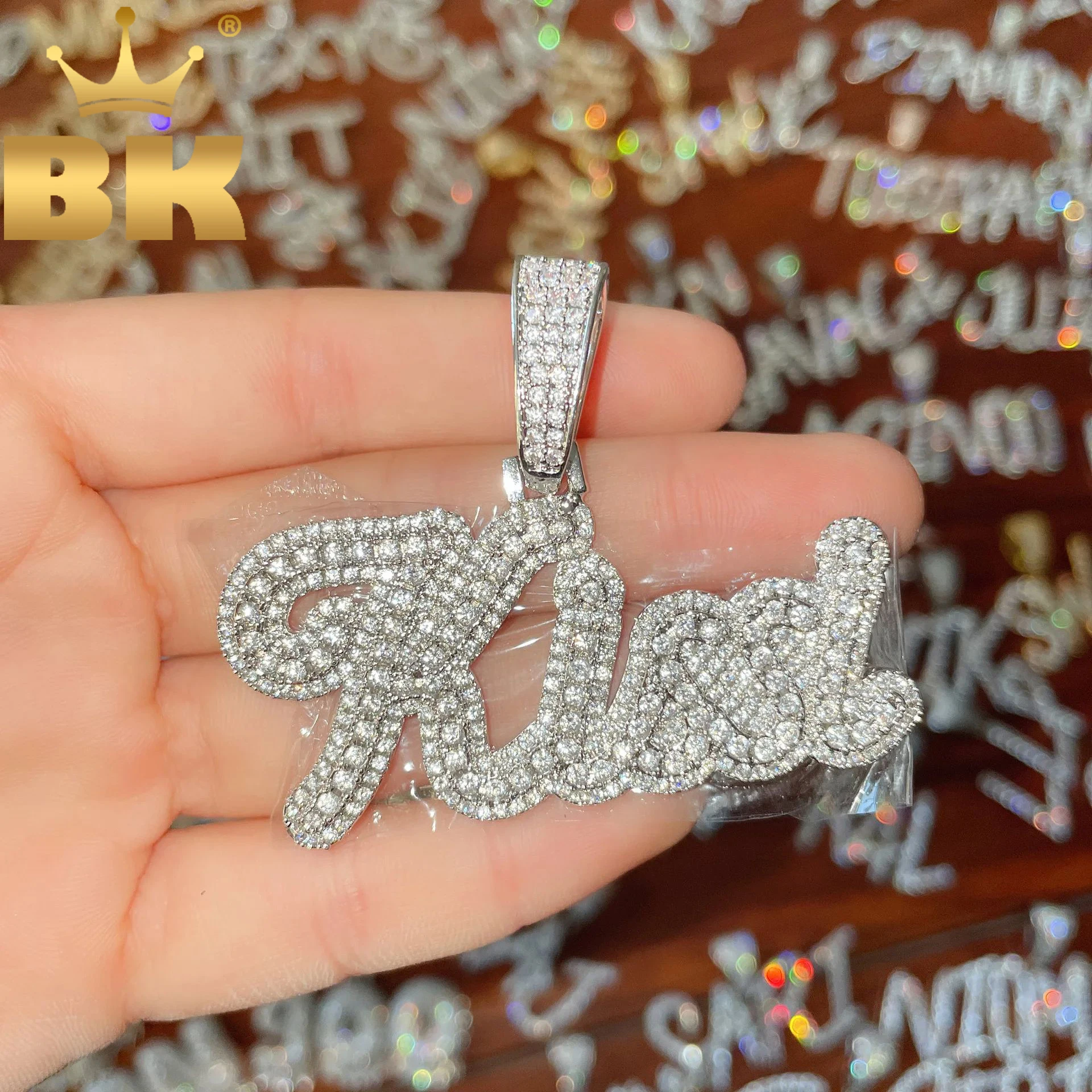 TBTK Custom Cursive Letter Baguettecz Chain Iced Out 2 Layer Cubic Zircon Name Necklace Personalized Hiphop Jewelry
TBTK Custom Cursive Letter Baguettecz Chain Iced Out 2 Layer Cubic Zircon Name Necklace Personalized Hiphop Jewelry