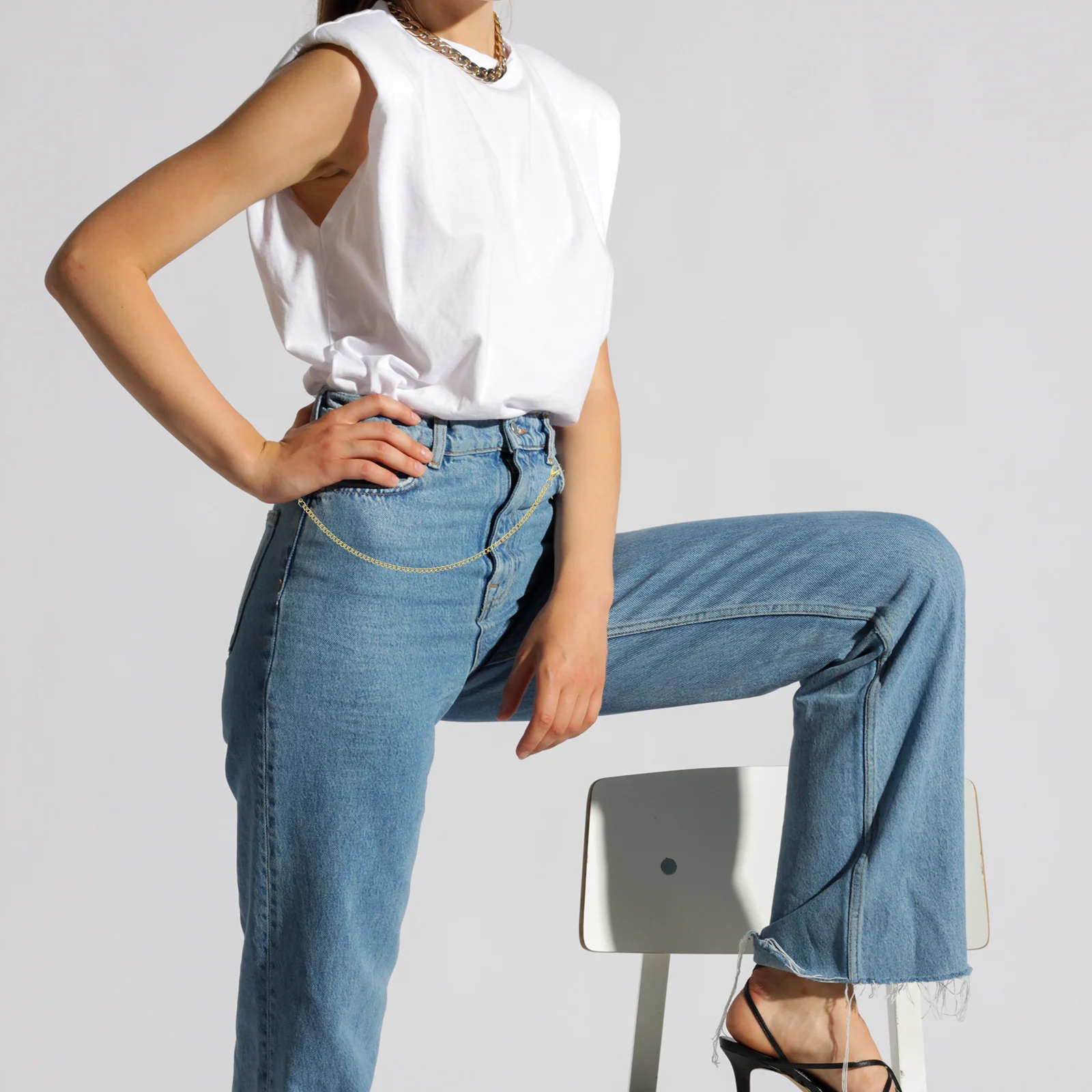 DIY Clothing Accessory T Bar Pocket Watch Chain for Vest Jeans Handbag Decor Hanging Chain Gift DIY Clothing Accessory
DIY Clothing Accessory T Bar Pocket Watch Chain for Vest Jeans Handbag Decor Hanging Chain Gift DIY Clothing Accessory