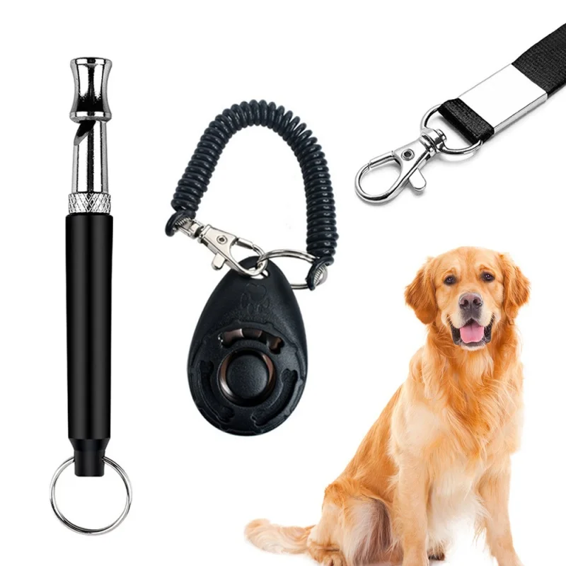 Pet Training Set Dog WhistleTraining Clicker Portable Puppy Exercise Recall Stop Barking Tools Pet Trainer Dog Training Supplies
Pet Training Set Dog WhistleTraining Clicker Portable Puppy Exercise Recall Stop Barking Tools Pet Trainer Dog Training Supplies