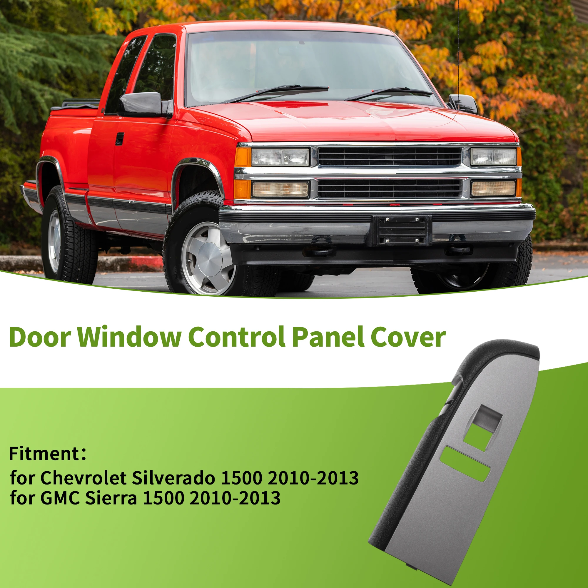 UXCELL Window Switch Bezel Cover for Chevrolet Silverado 1500 2010-2013 No.20922519
UXCELL Window Switch Bezel Cover for Chevrolet Silverado 1500 2010-2013 No.20922519