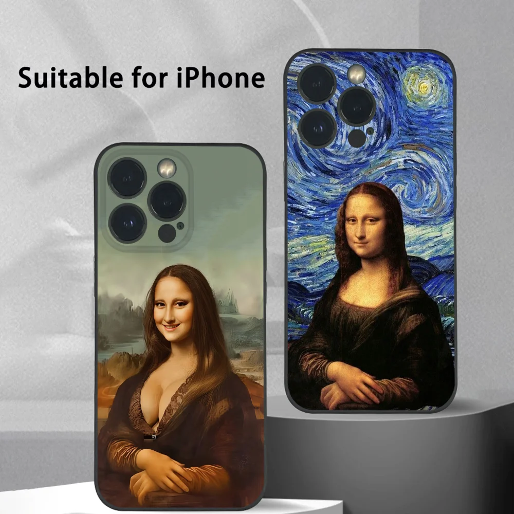 Creativity Mona Lisa Funny Phone Case For iPhone 16 15 14 13 Pro Max Plus Mini Black Frosted Soft Shell Funda
Creativity Mona Lisa Funny Phone Case For iPhone 16 15 14 13 Pro Max Plus Mini Black Frosted Soft Shell Funda