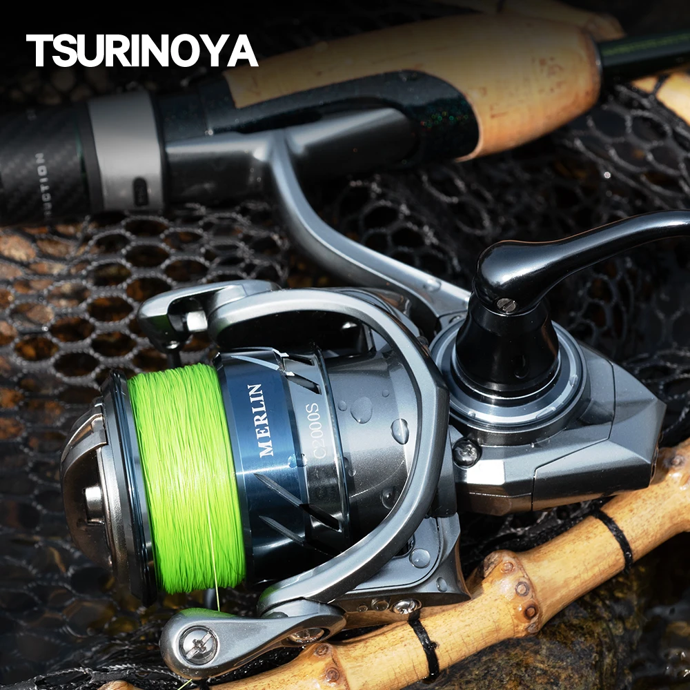 TSURINOYA METAL Spinning reel MERLIN 1000 C2000S 2500M 3000M ultralight 165g Max Drag 9KG Saltwater Reel Bass Pike fishing Reel
TSURINOYA METAL Spinning reel MERLIN 1000 C2000S 2500M 3000M ultralight 165g Max Drag 9KG Saltwater Reel Bass Pike fishing Reel