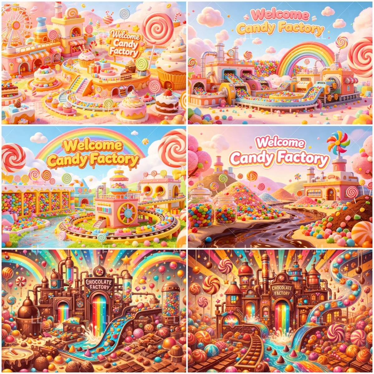 Colored Candy Chocolate Factory Exploration Theme Backdrop Kid Birthday Party Decoration Dessert World Photo Background Kid Gift
Colored Candy Chocolate Factory Exploration Theme Backdrop Kid Birthday Party Decoration Dessert World Photo Background Kid Gift