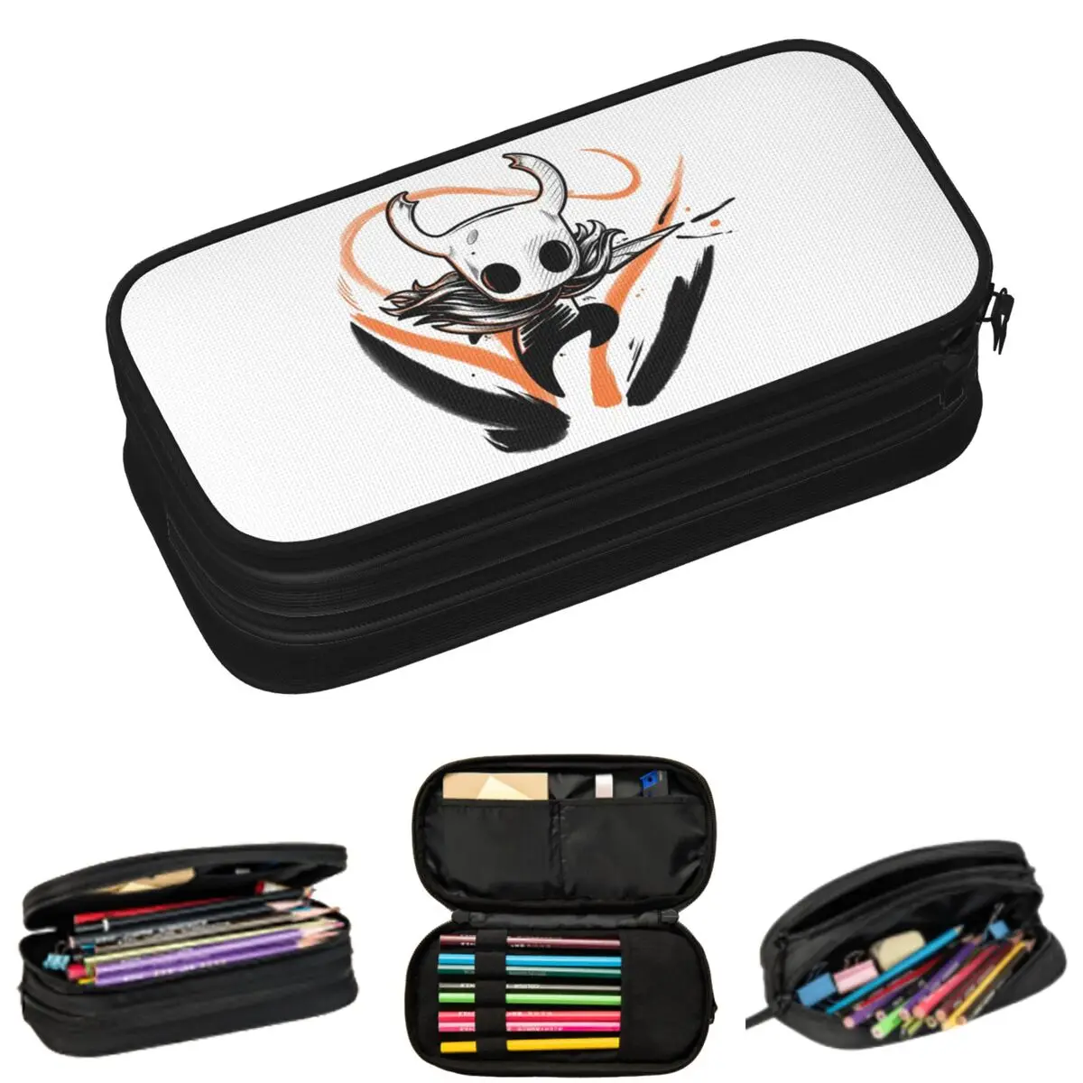 Hallownest Coffee Emblem Hollow Knight Silksong Pencil Cases for Students School Pen Box Pencil Bag Large Capacity Pencil Pouch
Hallownest Coffee Emblem Hollow Knight Silksong Pencil Cases for Students School Pen Box Pencil Bag Large Capacity Pencil Pouch