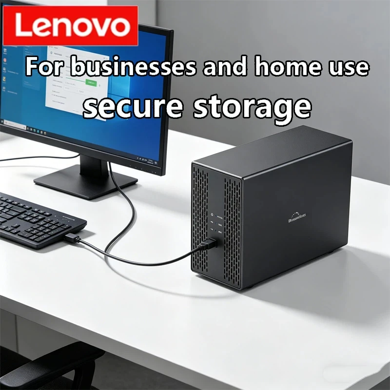 Lenovo Dual Bay 3.5'' SATA HDD Enclosure, USB3.0 Type-C External Hard Drive Case Heat Dissipation RAID Array Storage Box
Lenovo Dual Bay 3.5'' SATA HDD Enclosure, USB3.0 Type-C External Hard Drive Case Heat Dissipation RAID Array Storage Box