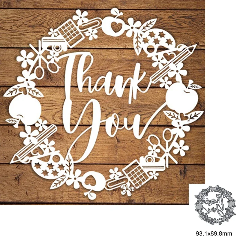 Thank you Ring Frame Metal Cutting Dies For DIY Scrapbook Cutting Die Paper Cards Embossed Decorative Craft Die Cut New Arrival
Thank you Ring Frame Metal Cutting Dies For DIY Scrapbook Cutting Die Paper Cards Embossed Decorative Craft Die Cut New Arrival