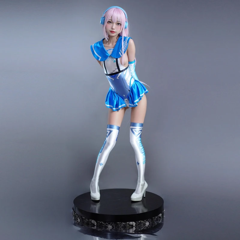 Sexy Women gloss Skirt style one piece swimsuit Gloves+stockings Wind Magic Beauty Girl Swimwear Cosplay Tight fitting clothing
Sexy Women gloss Skirt style one piece swimsuit Gloves+stockings Wind Magic Beauty Girl Swimwear Cosplay Tight fitting clothing