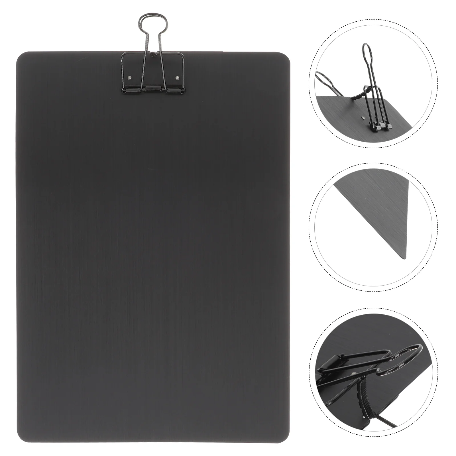 Portable Student A4 Folder Construction Clipboard with Storage Metal Black Writing Support
Portable Student A4 Folder Construction Clipboard with Storage Metal Black Writing Support