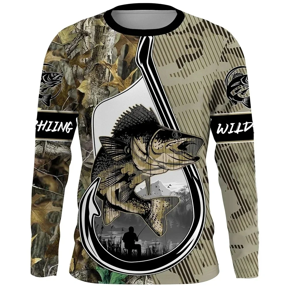 Men's Outdoor Fishing T-Shirt Long Sleeved Shirt Oversized 3D Fish Pattern Quick-Drying Long-Sleeve T-Shirt Fishing Casual Tops
Men's Outdoor Fishing T-Shirt Long Sleeved Shirt Oversized 3D Fish Pattern Quick-Drying Long-Sleeve T-Shirt Fishing Casual Tops