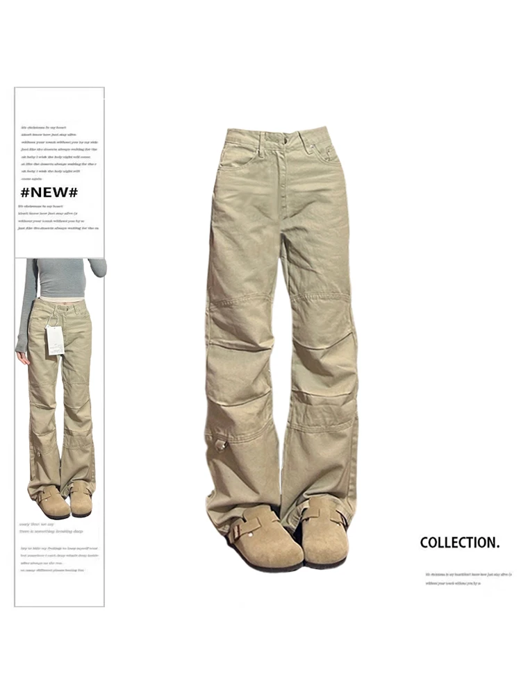 Women Khaki Baggy Jeans Vintage Korean Cowboy Pants Harajuku Oversize Wide Denim Trouser 90s Aesthetic Y2k 2000s Trashy Clothes
Women Khaki Baggy Jeans Vintage Korean Cowboy Pants Harajuku Oversize Wide Denim Trouser 90s Aesthetic Y2k 2000s Trashy Clothes