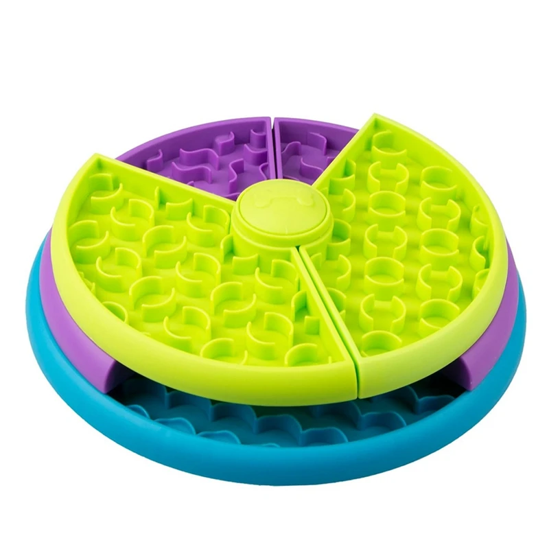 Reduce Dog Anxiety And Boredom With A 3-Level Slow Feeder Dog Bowl, Interactive Non-Slip Dog Food Puzzle
Reduce Dog Anxiety And Boredom With A 3-Level Slow Feeder Dog Bowl, Interactive Non-Slip Dog Food Puzzle