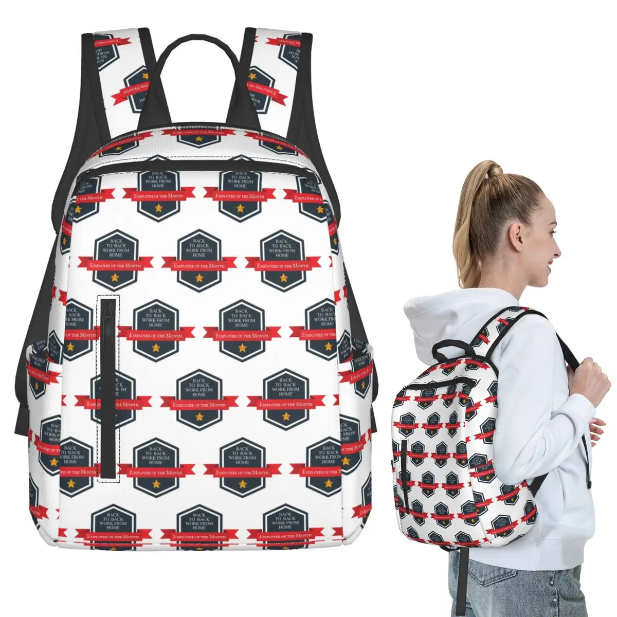 Back To Back Work From Home Employee Of The Month Backpack Student BookBag Kids School Bag Laptop Shoulder Bags Boys Girls
Back To Back Work From Home Employee Of The Month Backpack Student BookBag Kids School Bag Laptop Shoulder Bags Boys Girls