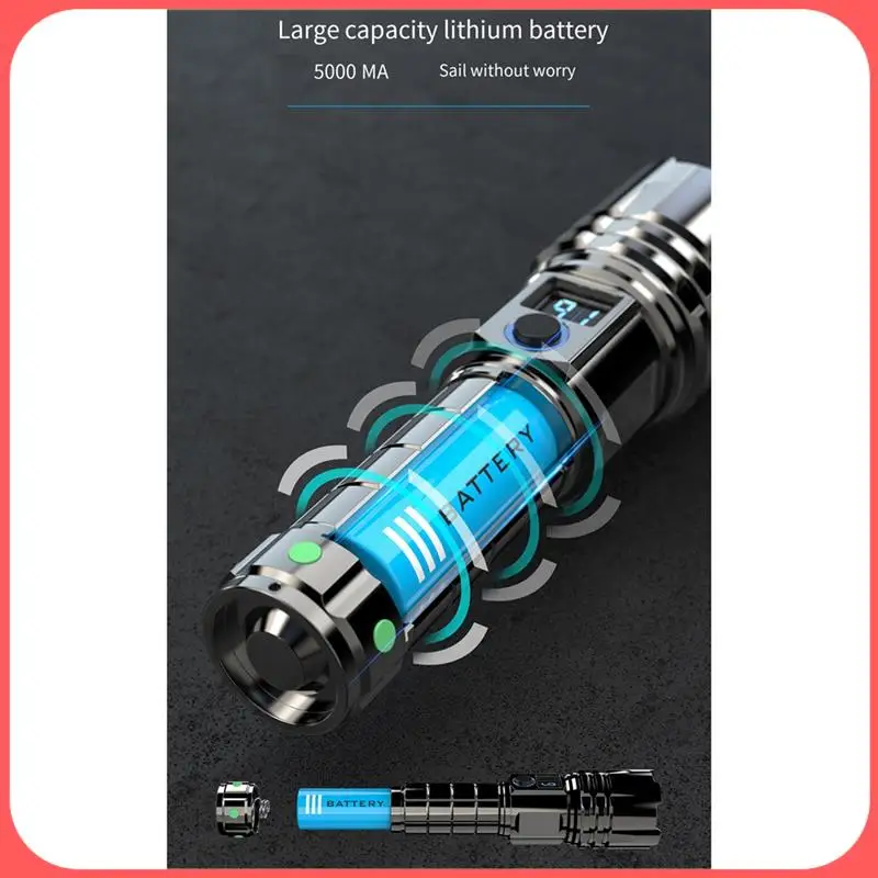 Mountain Adventure Emergency Flashlight Multi-Functional Hand Held Torch Rechargeable Ultra-Long Battery Life Flashlight Durable
Mountain Adventure Emergency Flashlight Multi-Functional Hand Held Torch Rechargeable Ultra-Long Battery Life Flashlight Durable