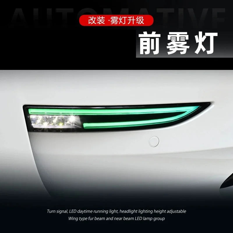 Car Colorful LED Front bumper fog light for Tesla Model3 ModelY 19-22 modified Daytime running lamp
Car Colorful LED Front bumper fog light for Tesla Model3 ModelY 19-22 modified Daytime running lamp