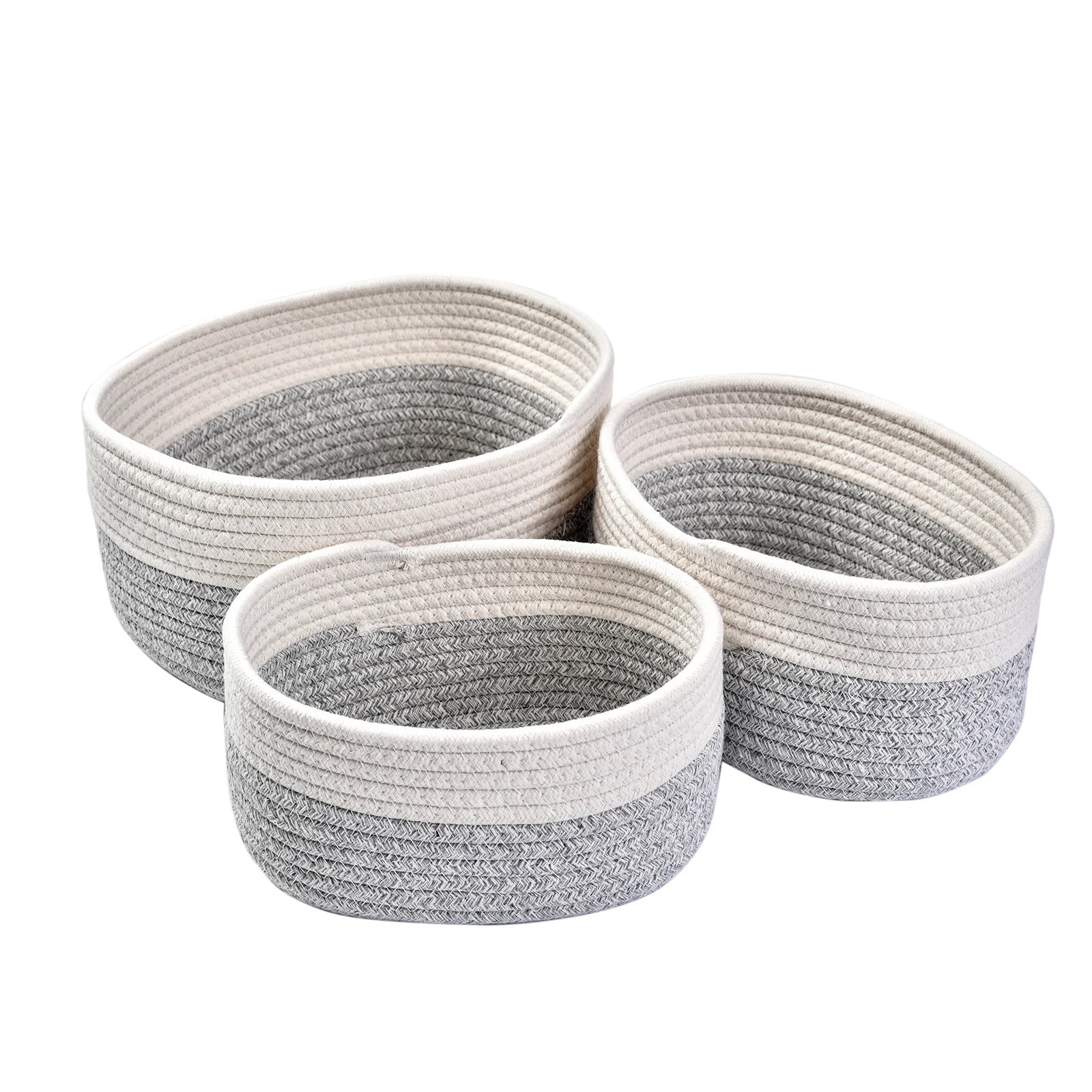 3 Pieces Bathroom Basket Storage Basket for Shelves, Cupboards, Underbed, Clothes, Toys, Cotton Rope Storage Baskets
3 Pieces Bathroom Basket Storage Basket for Shelves, Cupboards, Underbed, Clothes, Toys, Cotton Rope Storage Baskets
