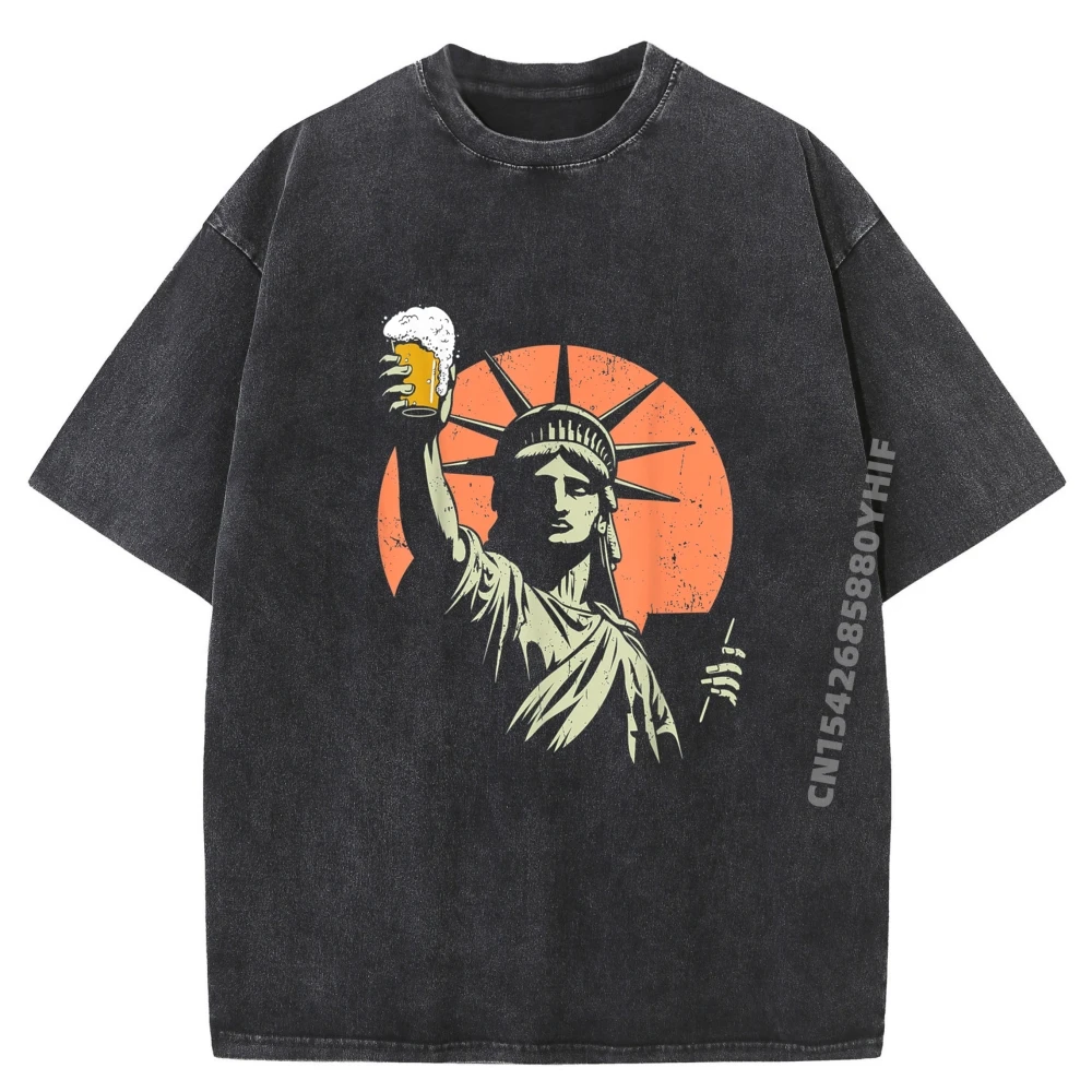 Lady Liberty Drinks Beer Funny Toast To Freedom Clothes Luxury T-Shirt Mens Classic Washed T Shirts Man
Lady Liberty Drinks Beer Funny Toast To Freedom Clothes Luxury T-Shirt Mens Classic Washed T Shirts Man