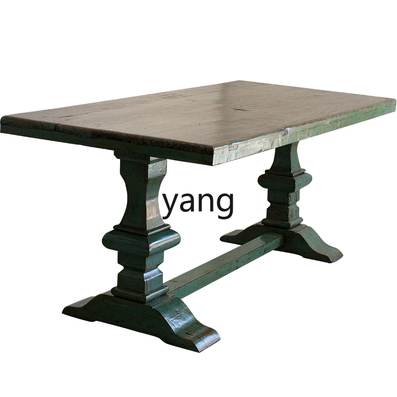 LH old elm all solid wood retro old dining table square dining room furniture
LH old elm all solid wood retro old dining table square dining room furniture