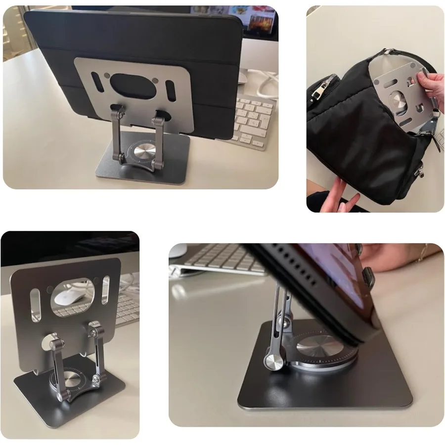 Tablet Stand for Desk Bed Cell Phone Tablet Holder- Tripod for Recording - Adjustable 360 Degree Rotating Base Support- Compati
Tablet Stand for Desk Bed Cell Phone Tablet Holder- Tripod for Recording - Adjustable 360 Degree Rotating Base Support- Compati