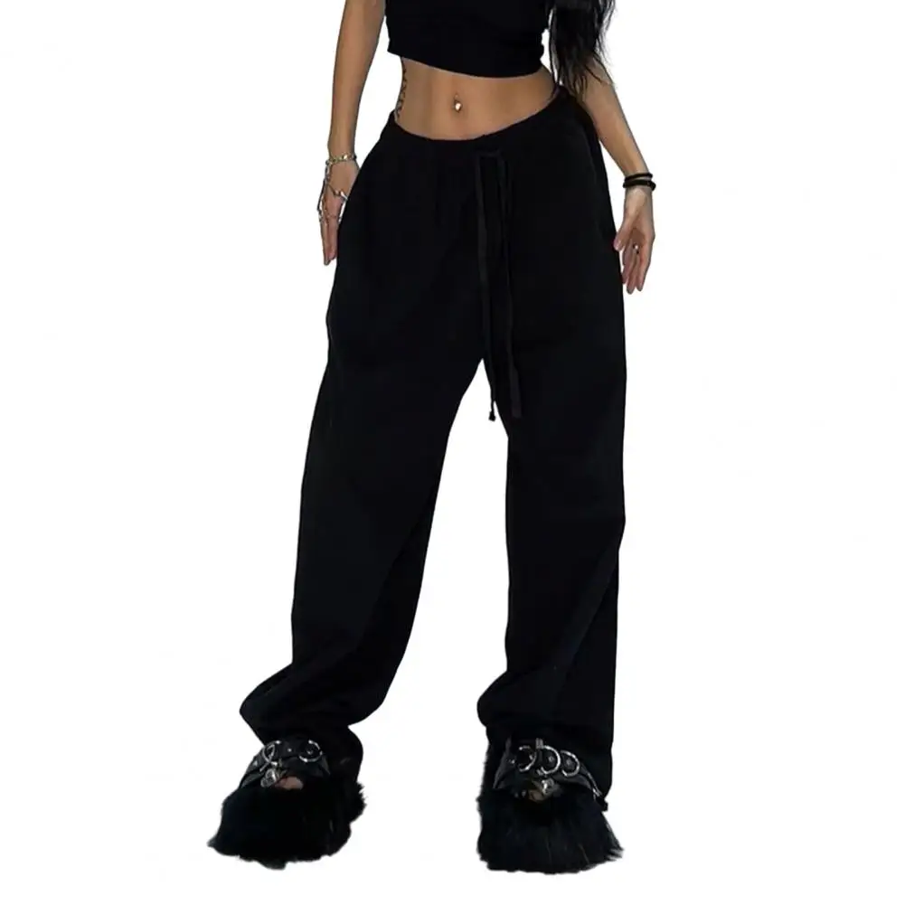 Women Sport Pants Loose Fit Solid Color Versatile Leisure Pants Elastic Waist Adjustable Drawstring Hip Hop Dance Trousers Брюки
Women Sport Pants Loose Fit Solid Color Versatile Leisure Pants Elastic Waist Adjustable Drawstring Hip Hop Dance Trousers Брюки