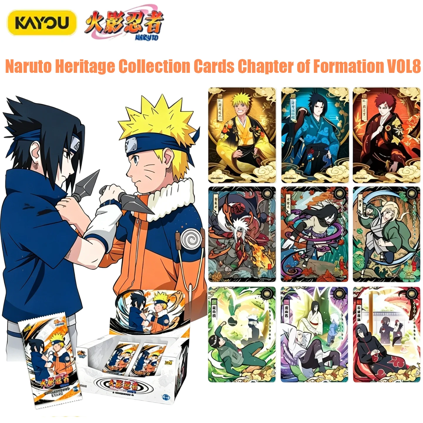 KAYOU Genuine Naruto Heritage Array Chapter 8th Wave Anime Trading Cards Official Rare CR/SP/MR Premium Ninja Anime Collectibles
KAYOU Genuine Naruto Heritage Array Chapter 8th Wave Anime Trading Cards Official Rare CR/SP/MR Premium Ninja Anime Collectibles