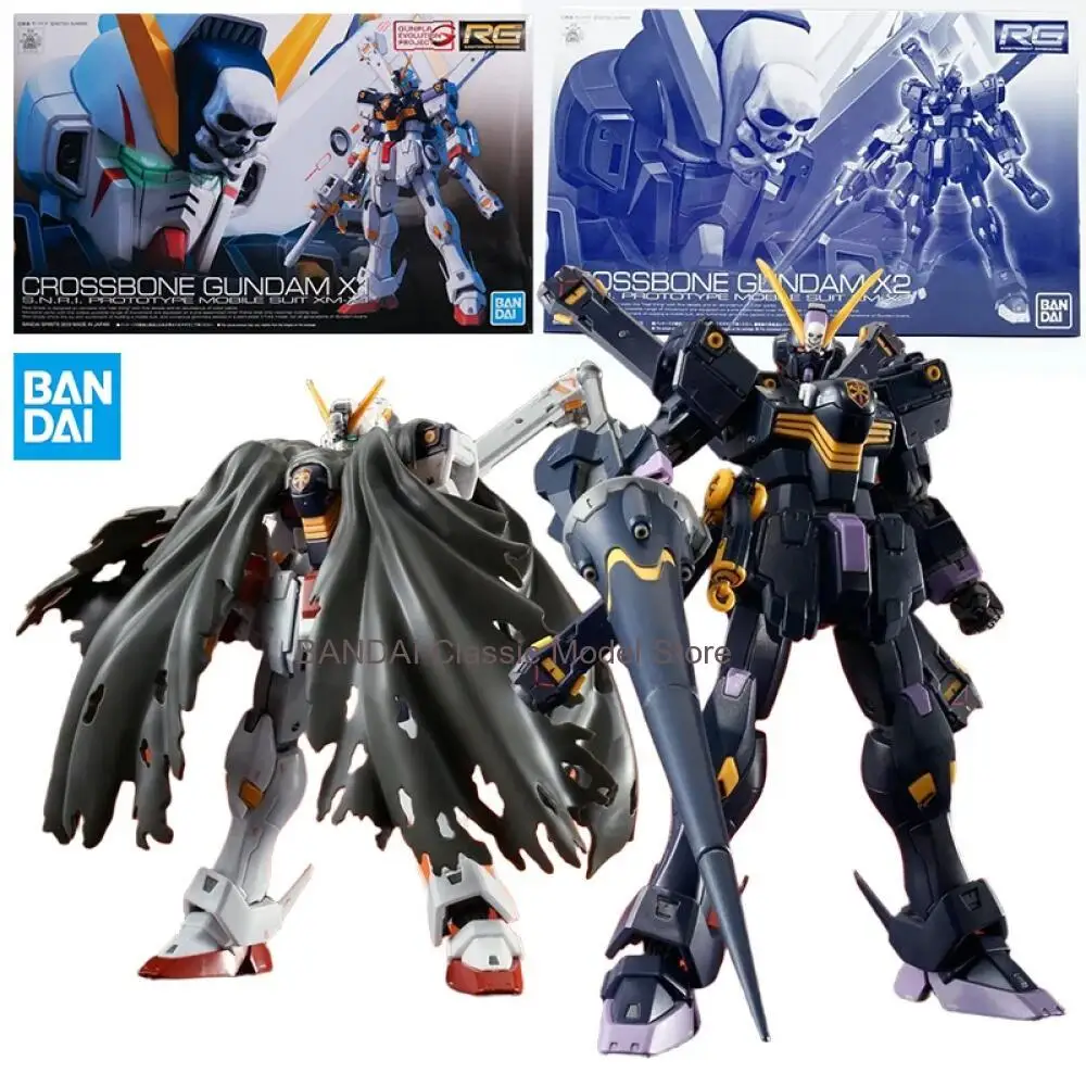 Bandai Original RG 1/144 CROSSBONE GUNDAM X1,X2 CROSSBONE GUNDAM XM-X1,X2 Action Figure Assembly Model Toys Collectible Model
Bandai Original RG 1/144 CROSSBONE GUNDAM X1,X2 CROSSBONE GUNDAM XM-X1,X2 Action Figure Assembly Model Toys Collectible Model