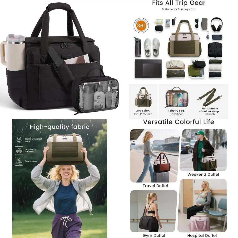 Женская дорожная спортивная сумка, водонепроницаемая спортивная сумка с мокрым карманом, размер ручной клади для ночных поездок
Женская дорожная спортивная сумка, водонепроницаемая спортивная сумка с мокрым карманом, размер ручной клади для ночных поездок