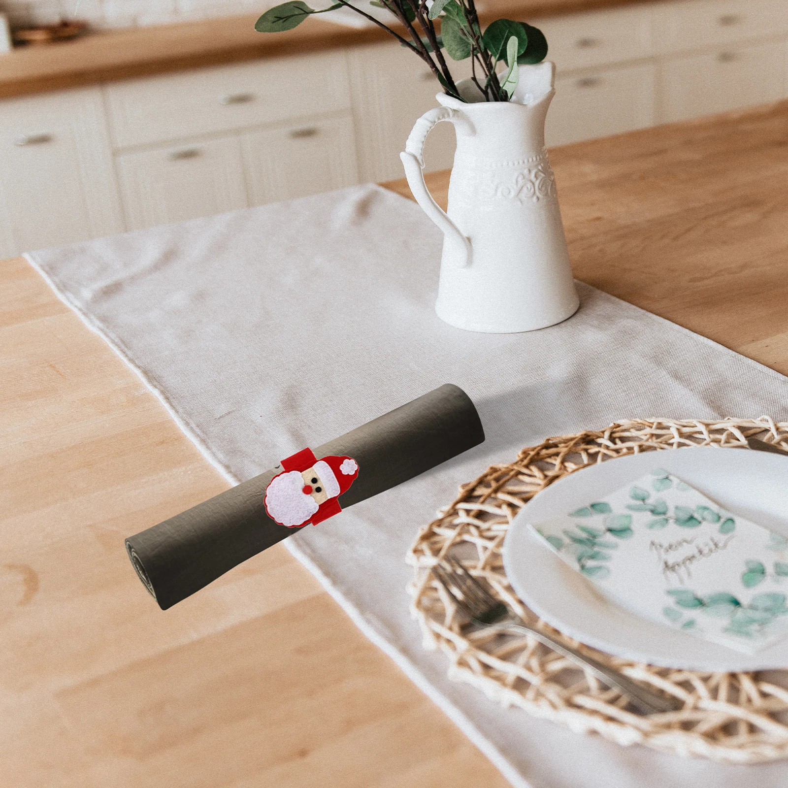 4 Pcs Ring Set Christmas Santa Claus Xmas Style Napkin Holder Non woven Banquet Party Decorative Holder Serviette Kitchen Bar
4 Pcs Ring Set Christmas Santa Claus Xmas Style Napkin Holder Non woven Banquet Party Decorative Holder Serviette Kitchen Bar