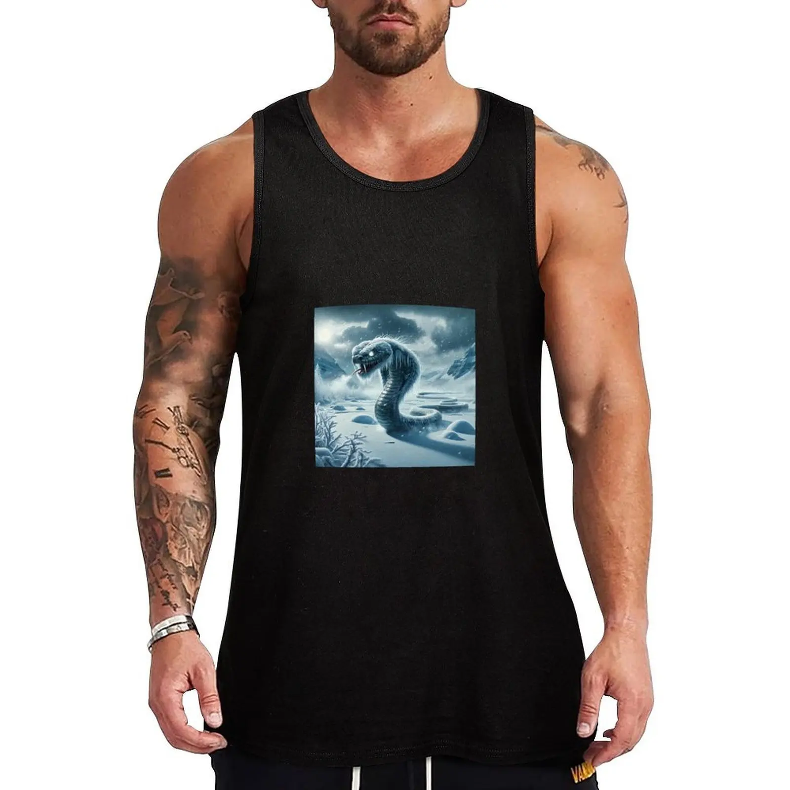 Snow snake Tank Top Neutral Print Tank Top Simple Graphic Sleeveless Wear
Snow snake Tank Top Neutral Print Tank Top Simple Graphic Sleeveless Wear