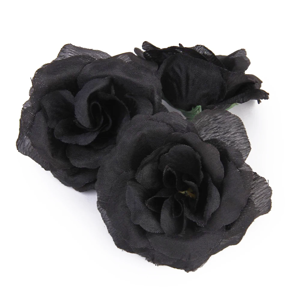 Black Rose Silk Flowers 70mm 45mm for Clips Headbands Hats Clothes Cards Albums Bows Crafts Weddings Parties
Black Rose Silk Flowers 70mm 45mm for Clips Headbands Hats Clothes Cards Albums Bows Crafts Weddings Parties