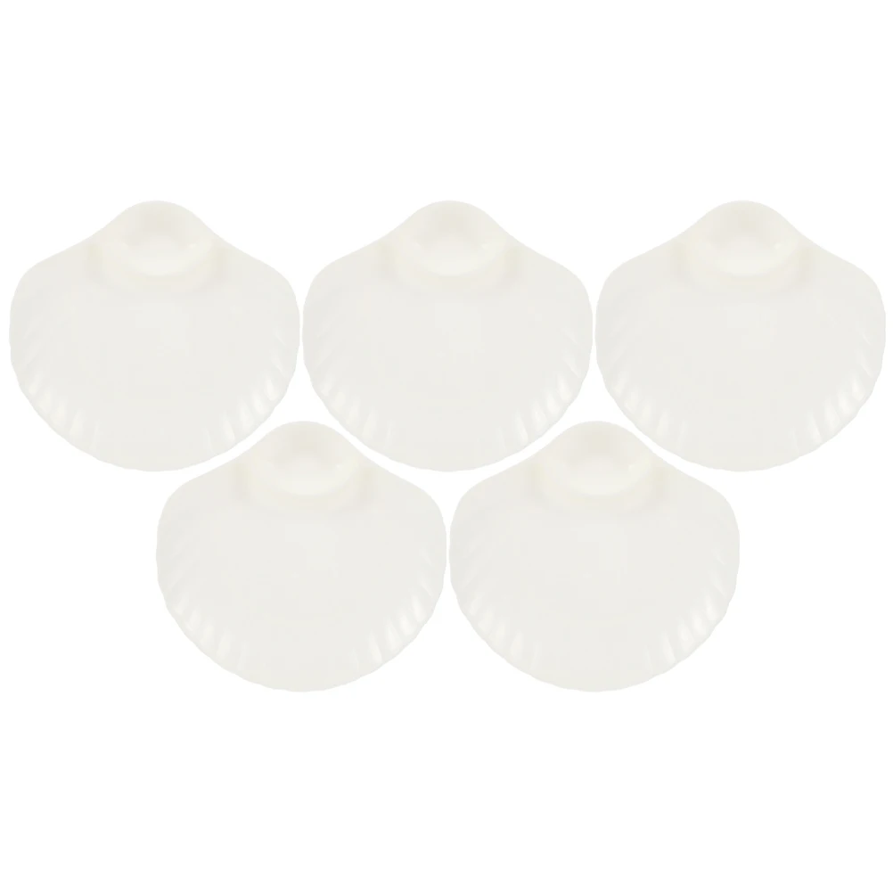 5 Pcs Shell Shaped Sushi Dumpling Plate Seashell Tray for Serving Japanese Food Snack Fruit Reusable Lightweight Portable
5 Pcs Shell Shaped Sushi Dumpling Plate Seashell Tray for Serving Japanese Food Snack Fruit Reusable Lightweight Portable