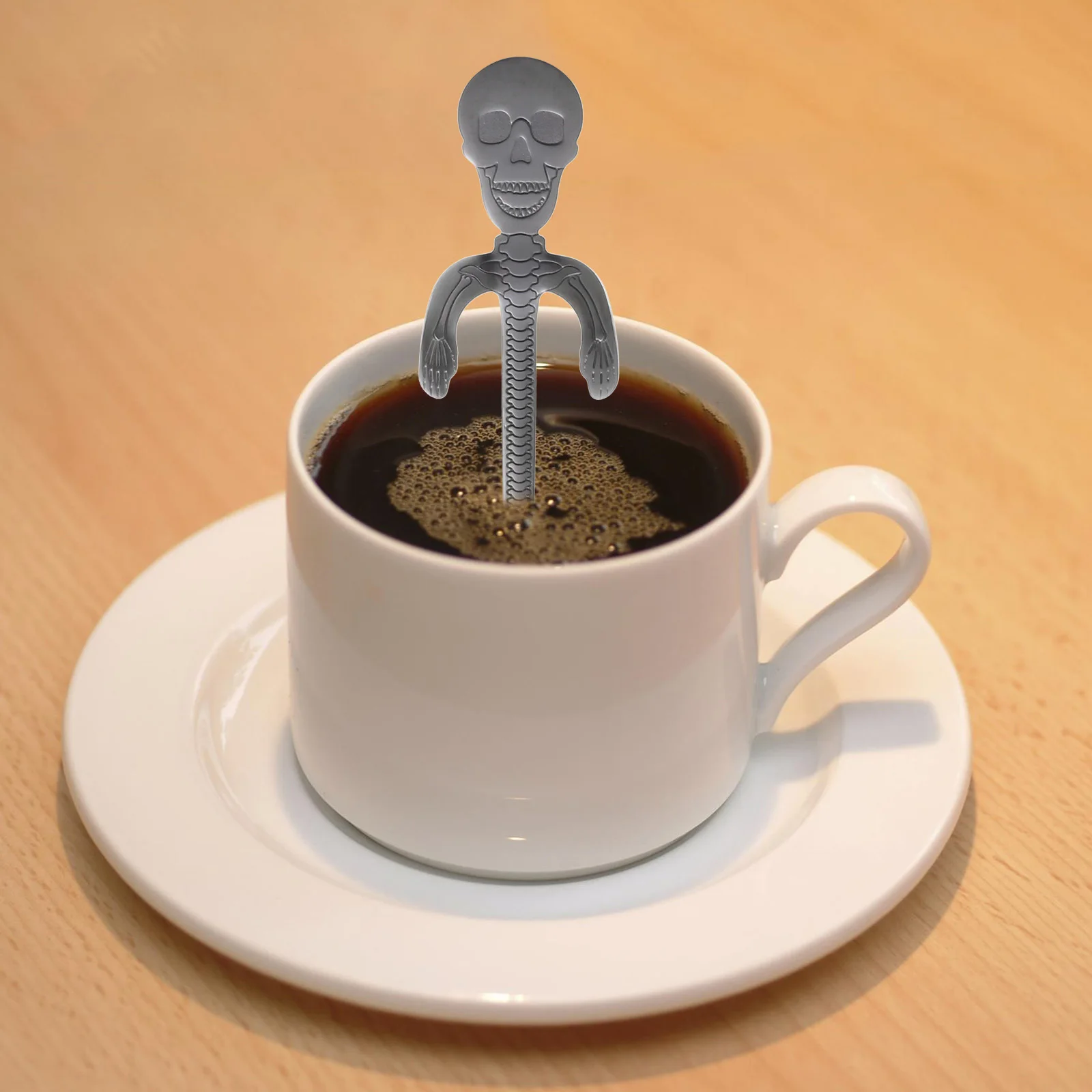 2Pcs Skull Stainless Steel Coffee Dessert Spoons Creative Stirring Spoons for Office Home Cafe Spoon Stirring Spoon
2Pcs Skull Stainless Steel Coffee Dessert Spoons Creative Stirring Spoons for Office Home Cafe Spoon Stirring Spoon