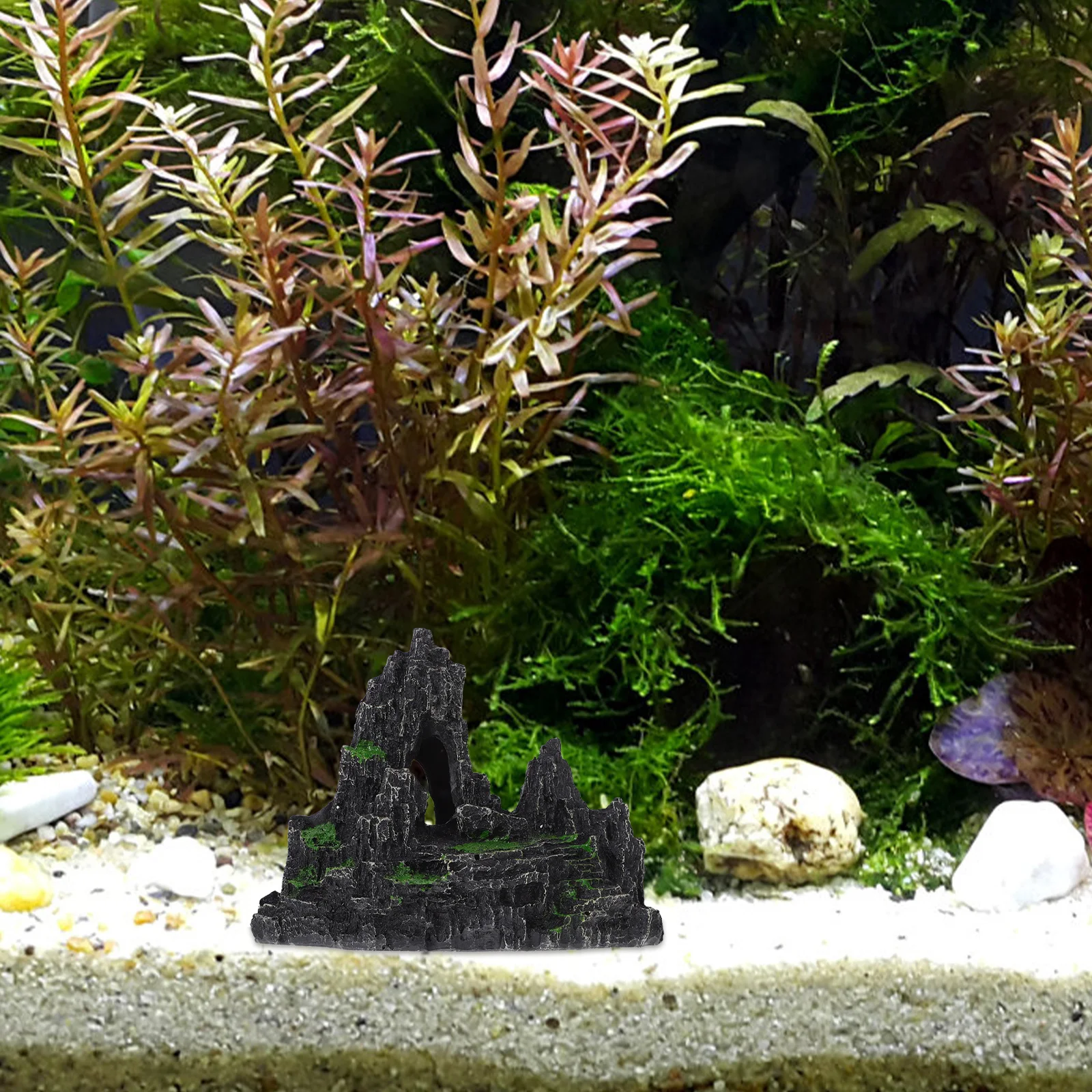 Resin Fake Mountain Decoration for Fish Tank Aquarium Rockery Landscape Ornament with Realistic Simulation Design Fish Hideout
Resin Fake Mountain Decoration for Fish Tank Aquarium Rockery Landscape Ornament with Realistic Simulation Design Fish Hideout