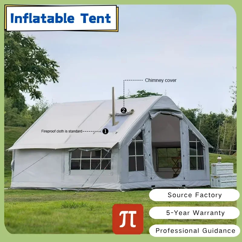 Customizable Inflatable Tent Rainproof Camping All-in-One Inflatable Teepees Green Tipi Family Outdoor Camping
Customizable Inflatable Tent Rainproof Camping All-in-One Inflatable Teepees Green Tipi Family Outdoor Camping