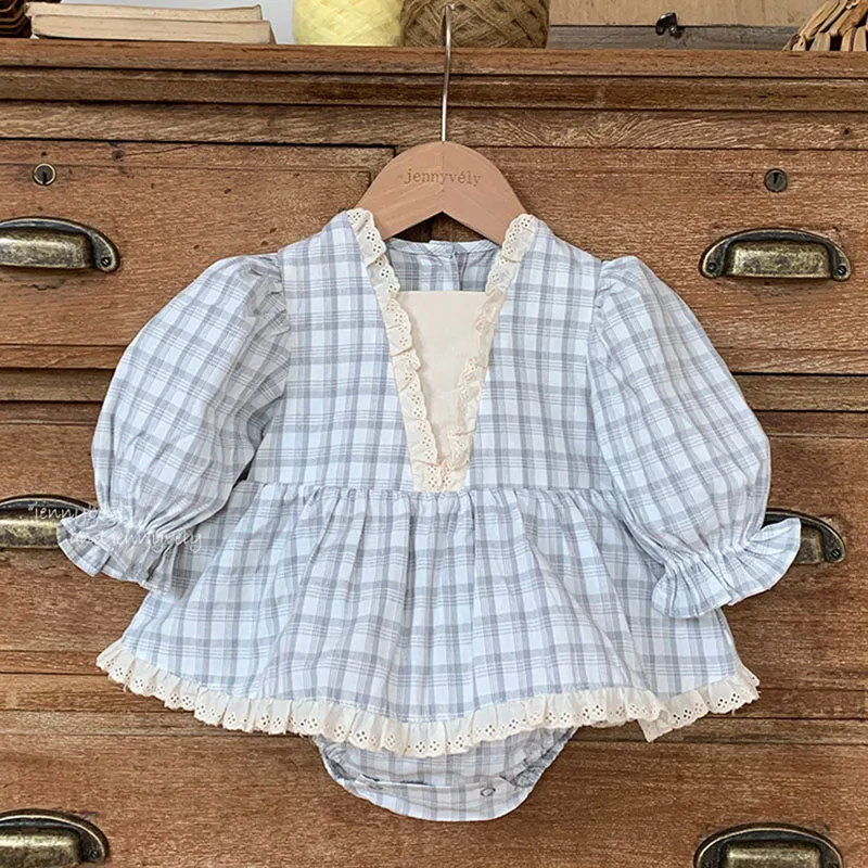 2025 New Autumn 0-24M Baby Girl Clothing Toddler Baby Girl Romper Long Sleeved Cotton Grid Splicing Infant Baby Girls Jumpsuit
2025 New Autumn 0-24M Baby Girl Clothing Toddler Baby Girl Romper Long Sleeved Cotton Grid Splicing Infant Baby Girls Jumpsuit