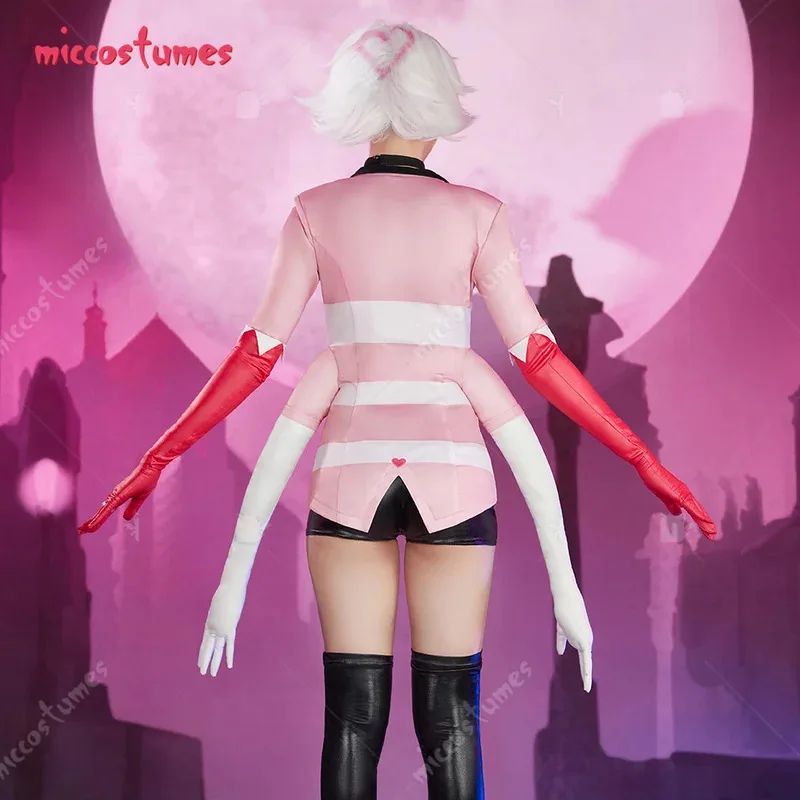 25COSMiccostumes Women's Angel Dust Cosplay Costume Top and Pants with Gloves and Choker fullset
25COSMiccostumes Women's Angel Dust Cosplay Costume Top and Pants with Gloves and Choker fullset