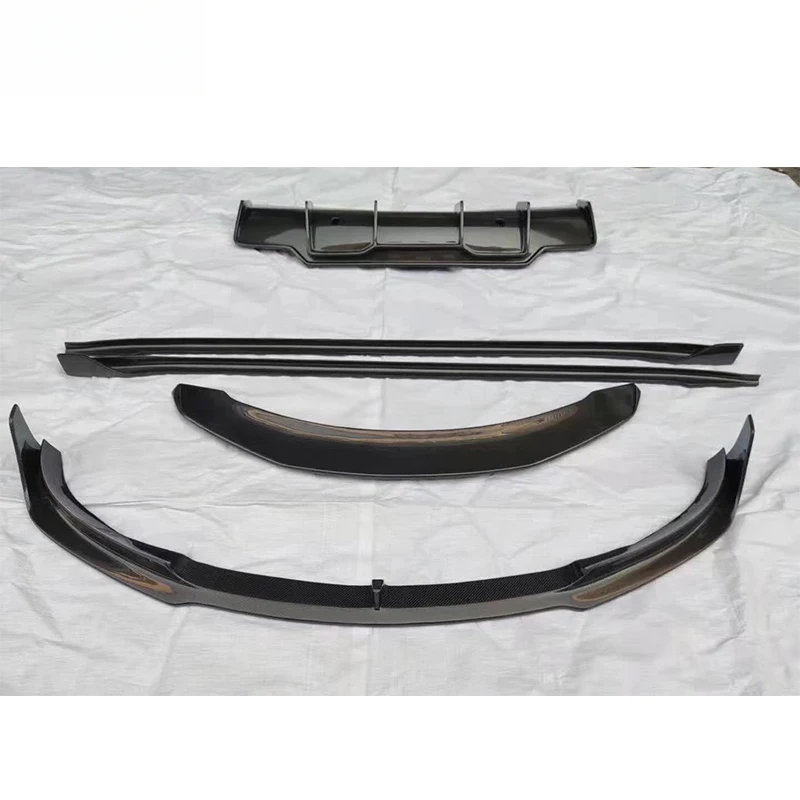 Carbon Fiber V Style Front Lip Side Skirts Rear Diffuser Body Kit Fit Model 3
Carbon Fiber V Style Front Lip Side Skirts Rear Diffuser Body Kit Fit Model 3