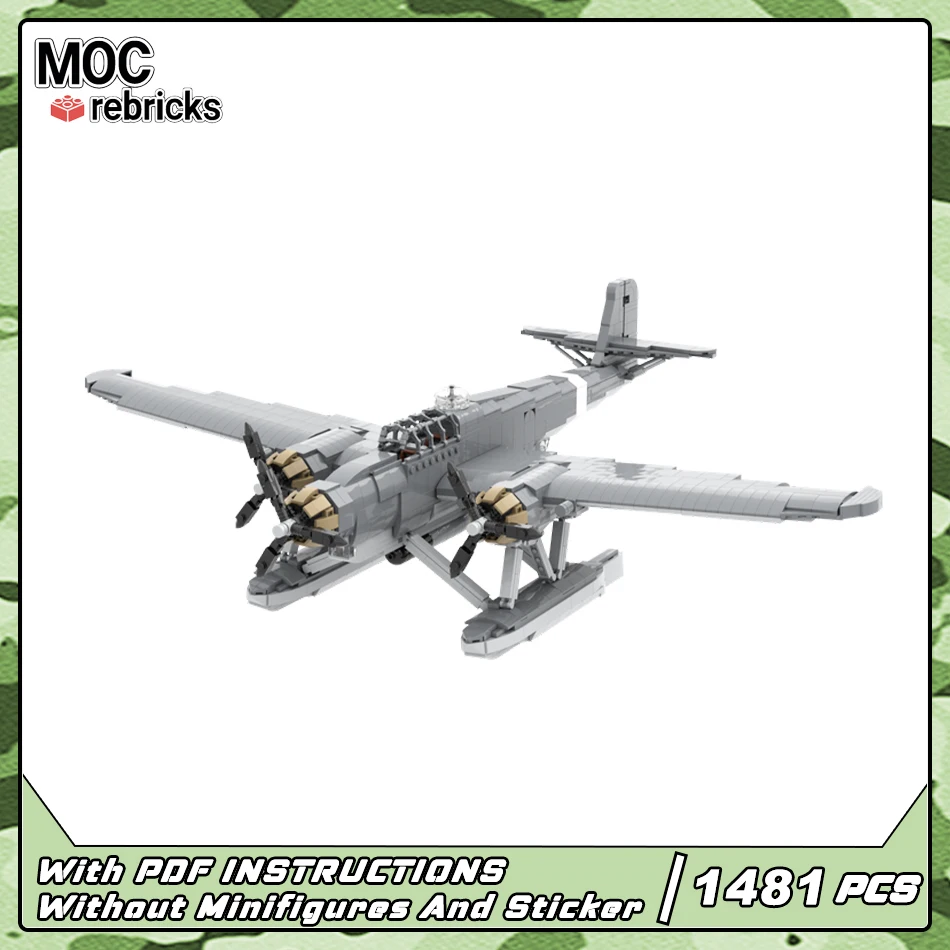 MOC военная серия CANT Z.506 Airone морской разведчик спасательный самолет набор строительных блоков DIY игрушки для детей Рождественский подарок
MOC военная серия CANT Z.506 Airone морской разведчик спасательный самолет набор строительных блоков DIY игрушки для детей Рождественский подарок
