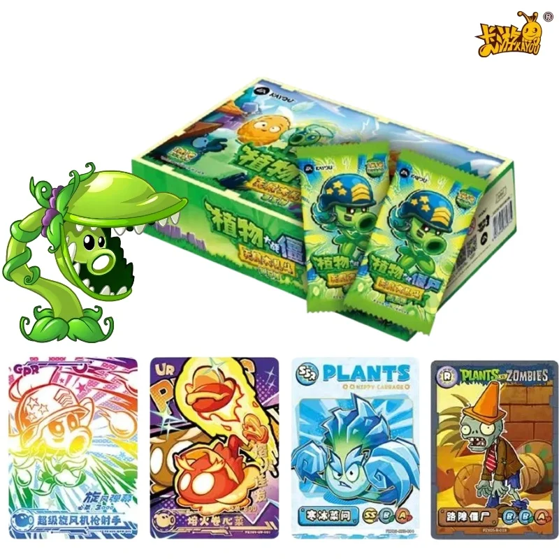 KAYOU Genuine Lants Vs Zombies Endless Battle Wave 5 Collectible Trading Cards Peashooter Sunflower Cartoon Game Blind Box Cards
KAYOU Genuine Lants Vs Zombies Endless Battle Wave 5 Collectible Trading Cards Peashooter Sunflower Cartoon Game Blind Box Cards