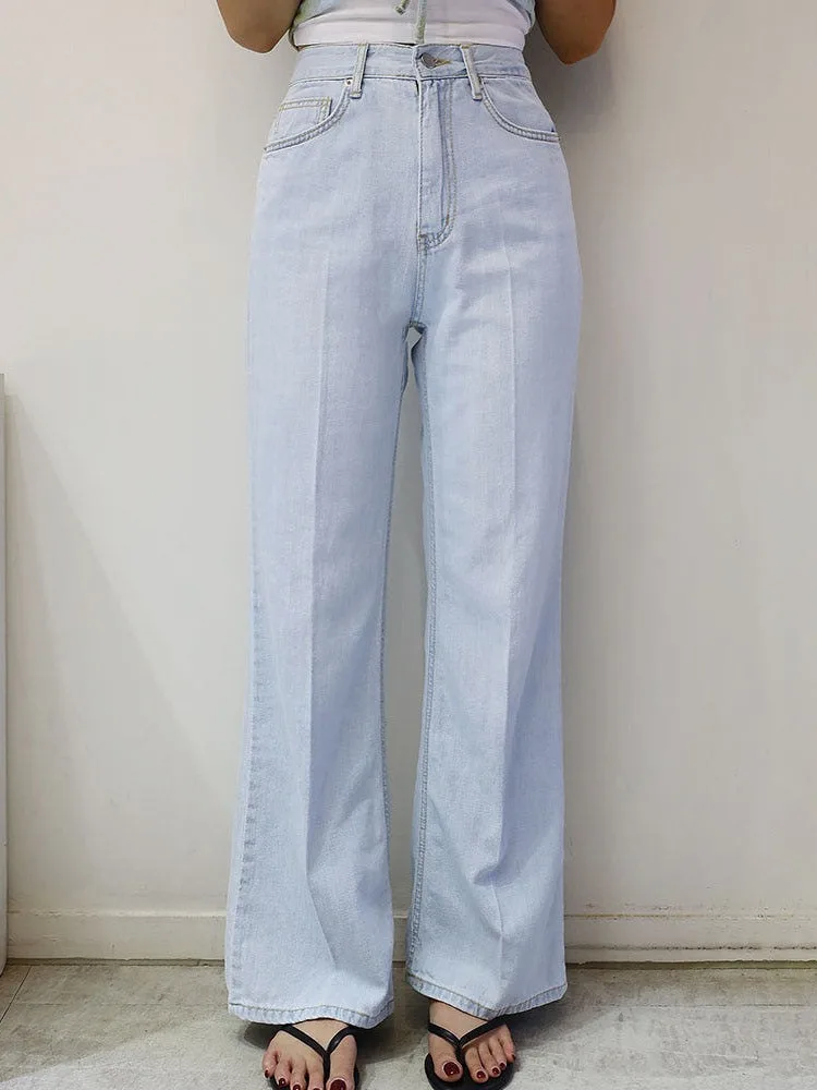 Slimming Effect Light Wash Micro Flare Jeans Women's Long Trousers Korean Style Regular Fit Casual Versatile All Season Wear
Slimming Effect Light Wash Micro Flare Jeans Women's Long Trousers Korean Style Regular Fit Casual Versatile All Season Wear