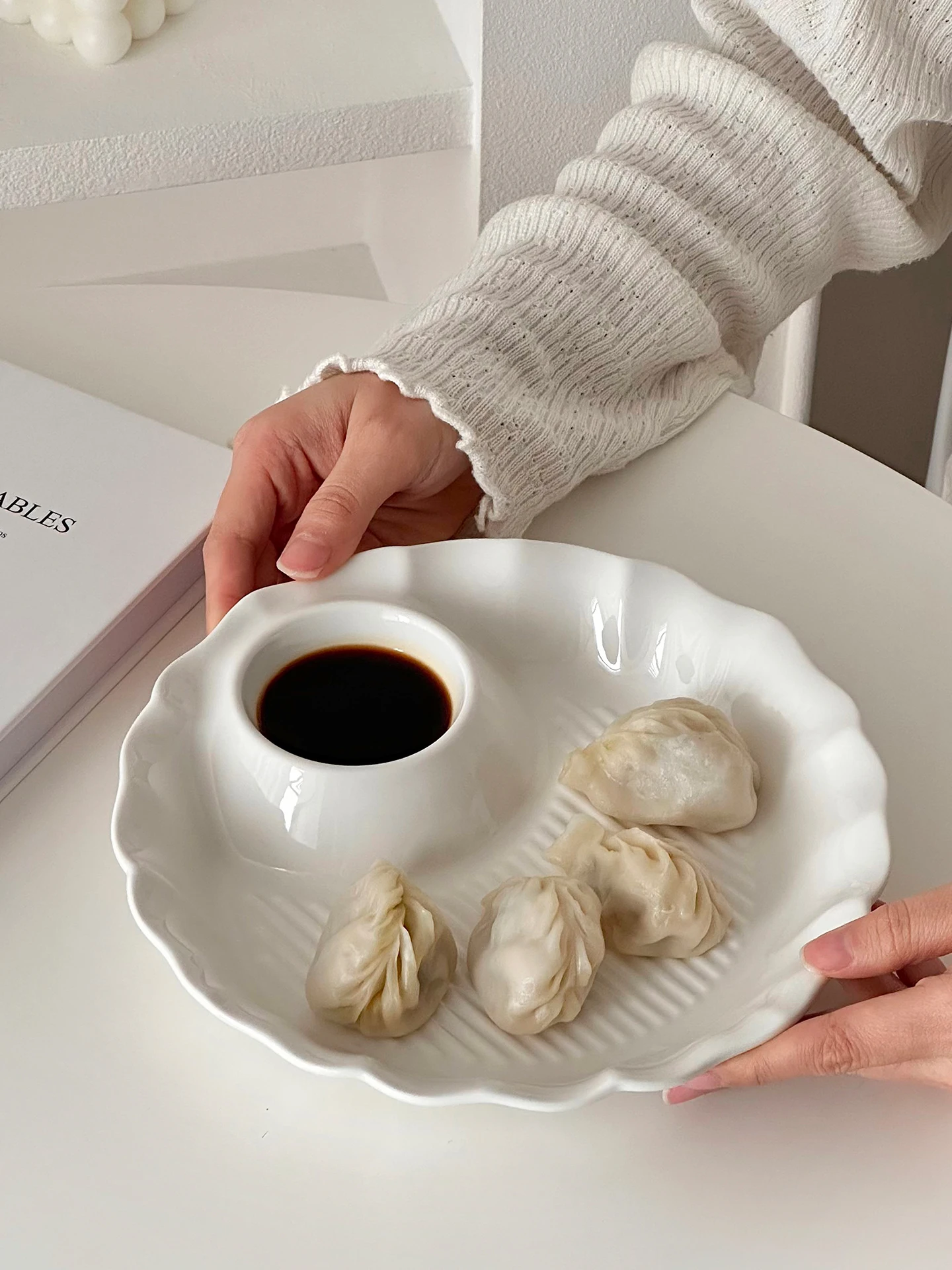 Cerc Dumpling Plate with Vinegar Di round Home High Sense Sna Special Plate Breakfast Partition Dinnerware Cerc
Cerc Dumpling Plate with Vinegar Di round Home High Sense Sna Special Plate Breakfast Partition Dinnerware Cerc