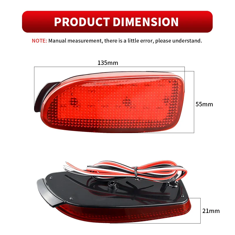 2PCS for Toyota Previa Estima Tarago 30 40 Series - LED Rear Bumper Reflector Light Brake Parking Fog Lights Indicator Taillight
2PCS for Toyota Previa Estima Tarago 30 40 Series - LED Rear Bumper Reflector Light Brake Parking Fog Lights Indicator Taillight