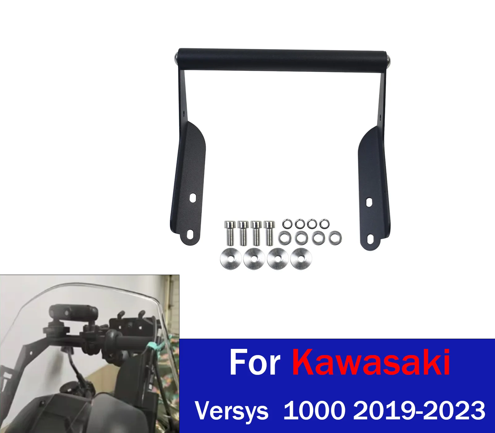 For Versys1000 GPS Navigation Bracket forKawasaki Versys 1000 2019-2023 Motorcycle Mobile Phone Holder Support Stand Accessories
For Versys1000 GPS Navigation Bracket forKawasaki Versys 1000 2019-2023 Motorcycle Mobile Phone Holder Support Stand Accessories