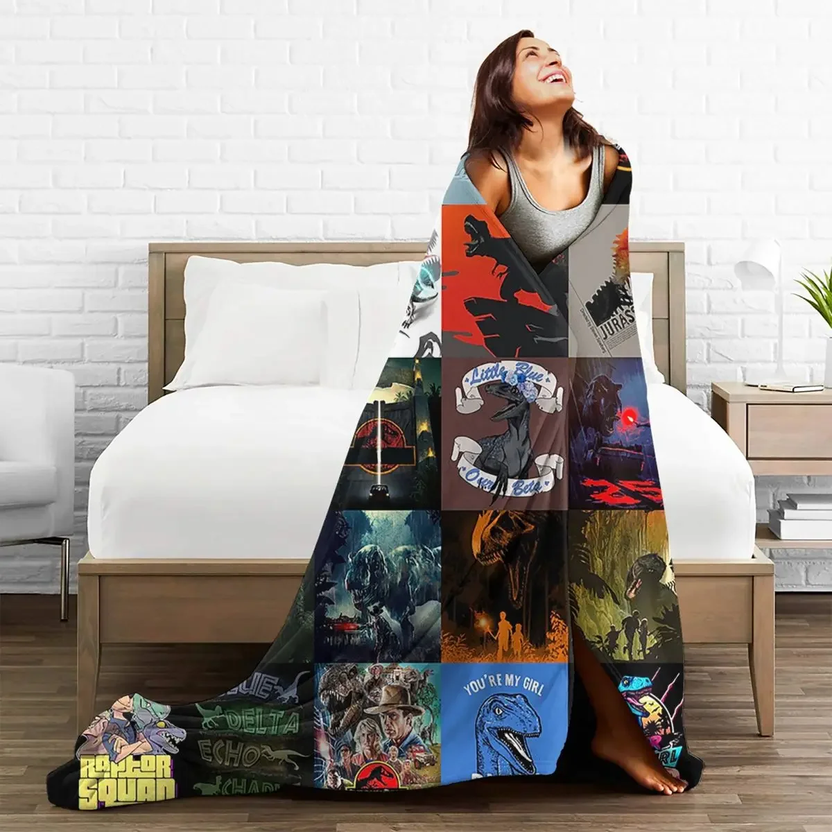 Cartoon Funny Dinosaur Baby Blanket Plaid Fleece Winter Ancient Animal Lightweight Breathable Throw for Home Travel Quilt
Cartoon Funny Dinosaur Baby Blanket Plaid Fleece Winter Ancient Animal Lightweight Breathable Throw for Home Travel Quilt