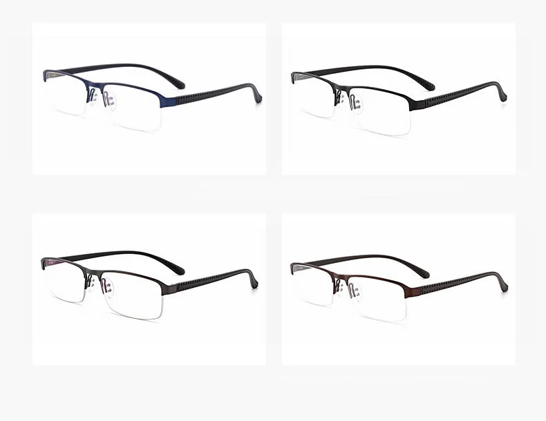 Męskie okulary do czytania z fotochromem – asferyczne na żyłkę 25 S6fdb09f8c3834b15848fe83350172d04g