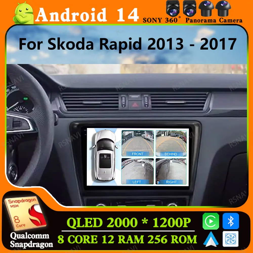 Andoird 14 Автомобильный радиоприемник для Skoda Rapid 2013-2017 5G WIFI GPS Мультимедиа DSP Головное устройство Стерео Viedo Player 4G LTE DVD-навигация
Andoird 14 Автомобильный радиоприемник для Skoda Rapid 2013-2017 5G WIFI GPS Мультимедиа DSP Головное устройство Стерео Viedo Player 4G LTE DVD-навигация