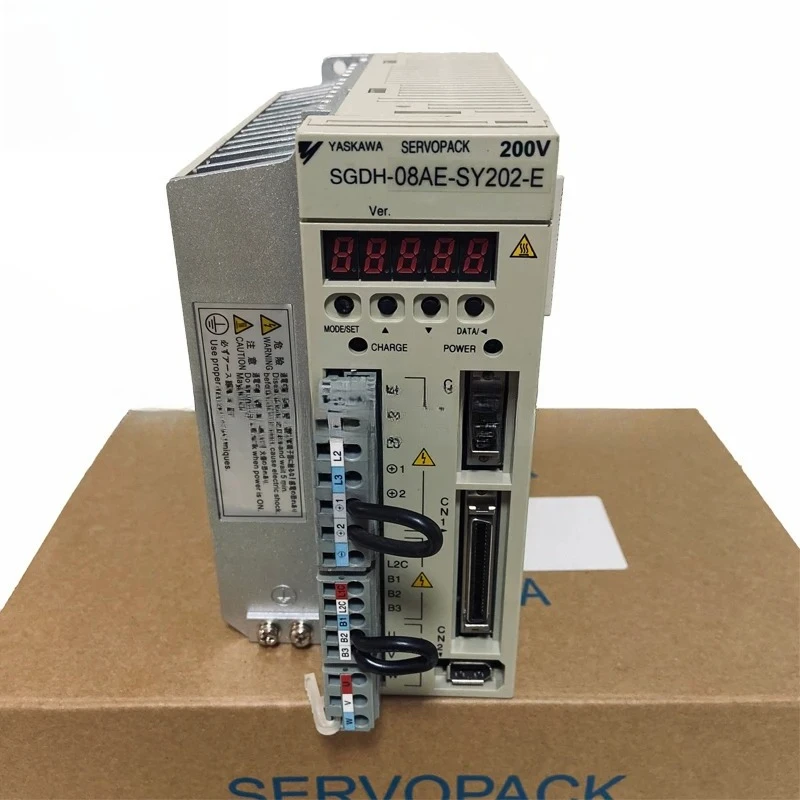 Japan Original New 0.8KW 3PH 0~230V 5.7A Servo Amplifier SGDH-08AE-SY202-E
Japan Original New 0.8KW 3PH 0~230V 5.7A Servo Amplifier SGDH-08AE-SY202-E