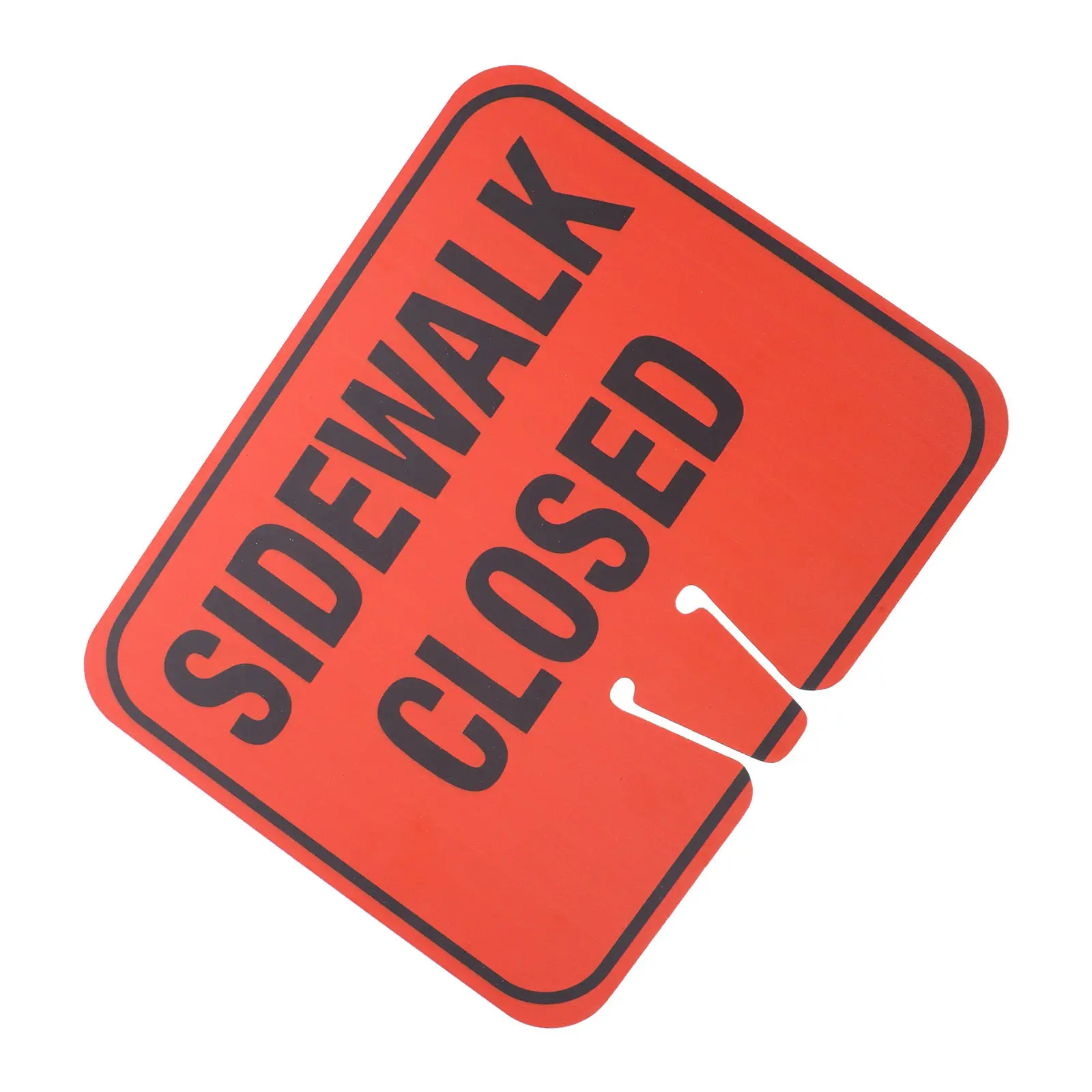 Sidewalk Closed Traffic Sign High Visibility Waterproof Barricade Cone Top Attachment Pedestrian Safety Road Maintenance
Sidewalk Closed Traffic Sign High Visibility Waterproof Barricade Cone Top Attachment Pedestrian Safety Road Maintenance