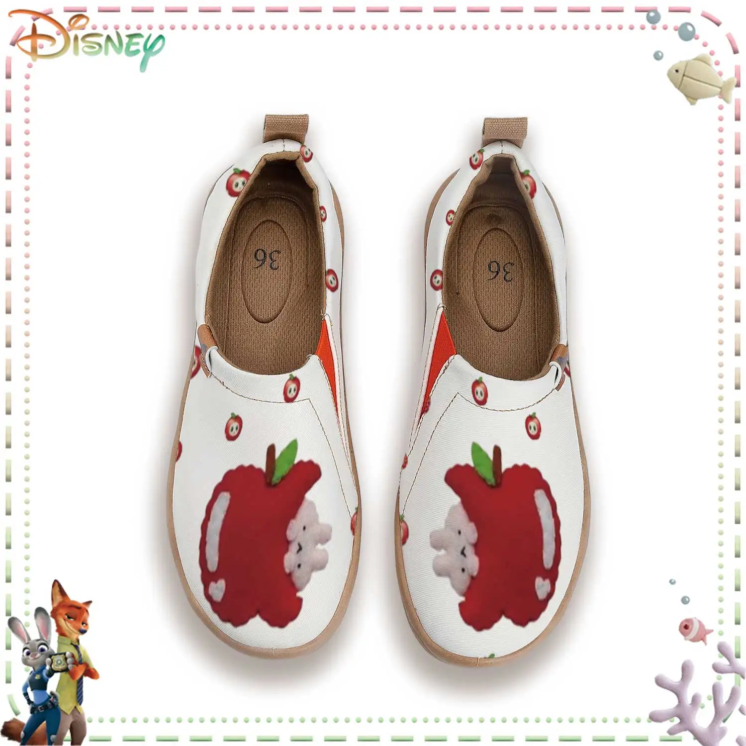 Очаровательные слипоны Disney Apple Bunny: игривый мультяшный принт, идеально подходят для повседневной носки и игр.
Очаровательные слипоны Disney Apple Bunny: игривый мультяшный принт, идеально подходят для повседневной носки и игр.