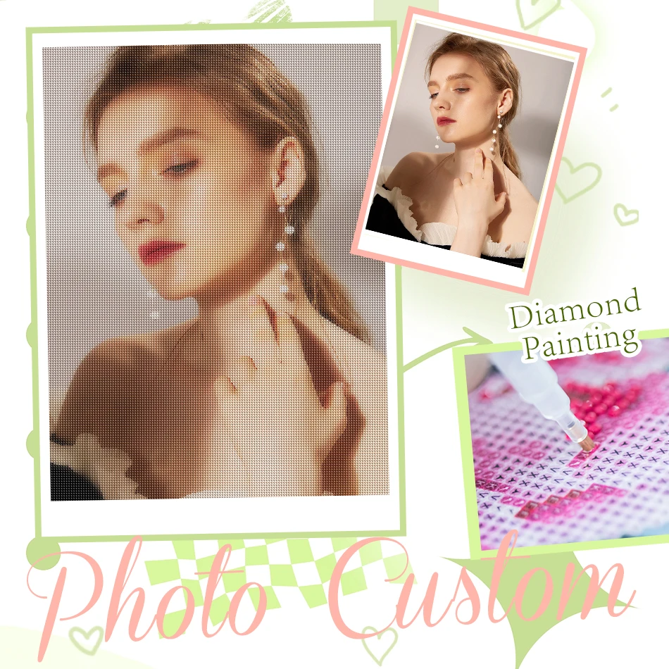 GATYZTORY Photo Custom Diamond Painting Kit 5D Mosaic Full Diamond Embroidery Sale Decoration For Home Wedding Holiday Gifts
GATYZTORY Photo Custom Diamond Painting Kit 5D Mosaic Full Diamond Embroidery Sale Decoration For Home Wedding Holiday Gifts