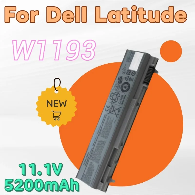 New Replacement Laptop Battery 11.1V 5200mAh W1193 for Dell Latitude M2400 M4400 M4500 E6400 E6410 E6500 E6510 312-0917 GU715
New Replacement Laptop Battery 11.1V 5200mAh W1193 for Dell Latitude M2400 M4400 M4500 E6400 E6410 E6500 E6510 312-0917 GU715